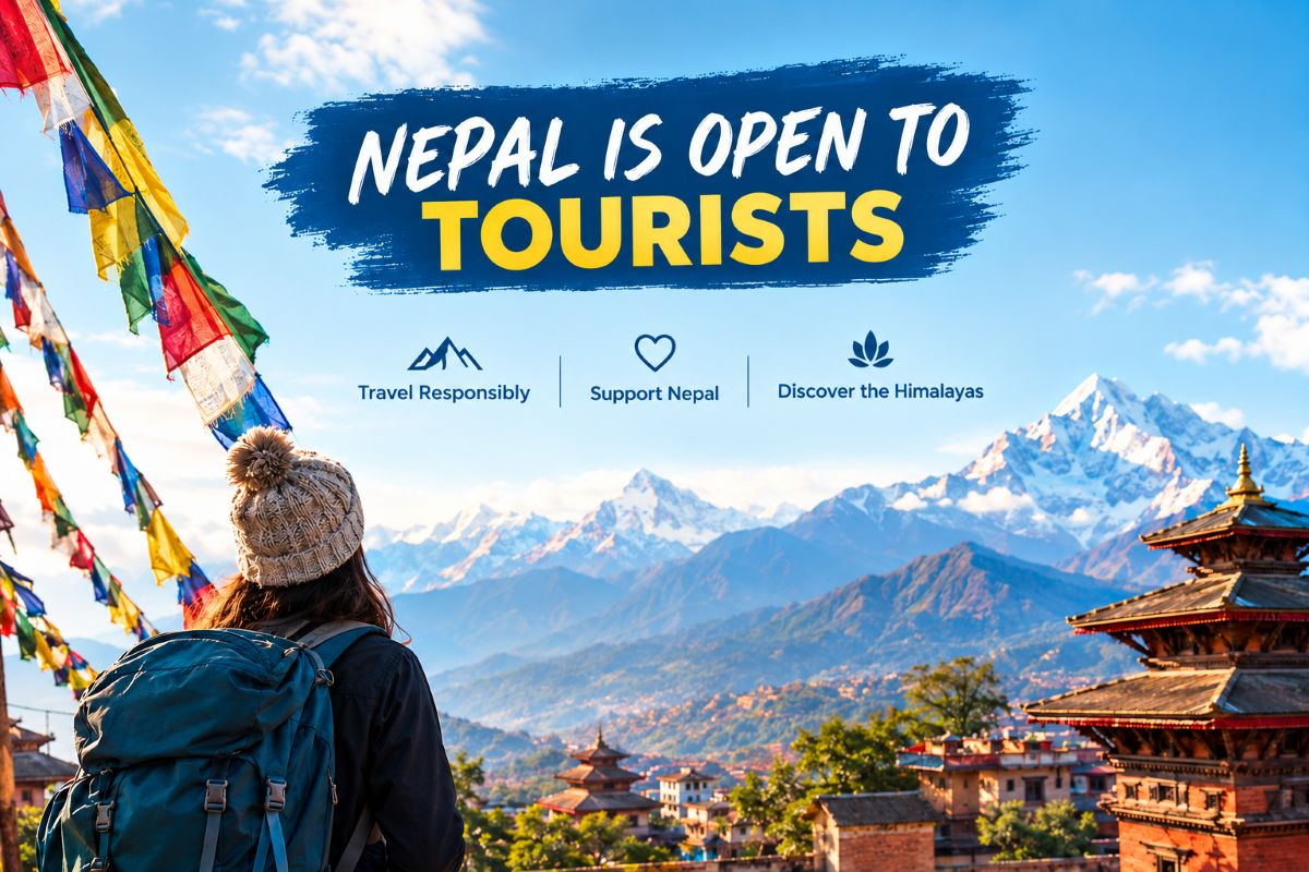 Nepal is open to tourists
